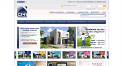 Desktop Screenshot of maisons-cpr.com